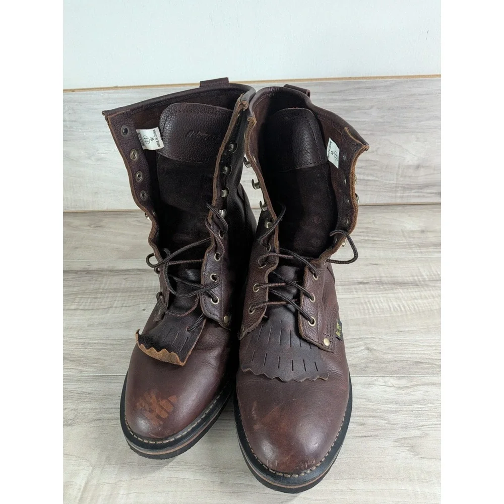 AdTec Packer Work Boot Tumble Chestnut Brown Leather 1173 Men's 11 W
